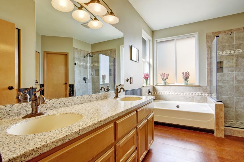 Elegant Bathroom Counter